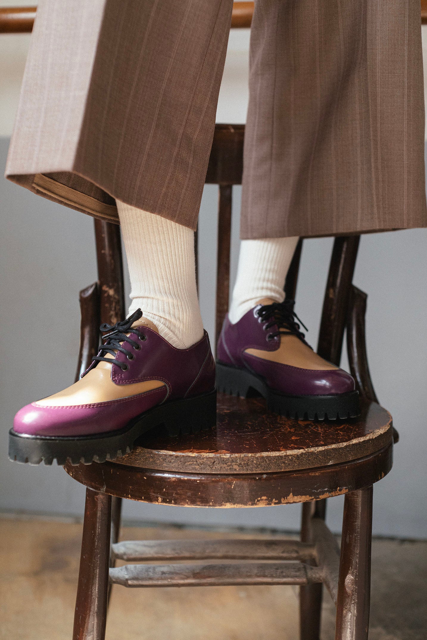Teddy Morado y Beige
