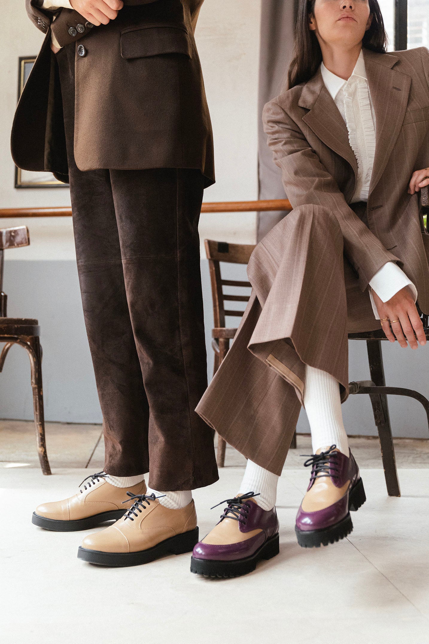 Teddy Morado y Beige